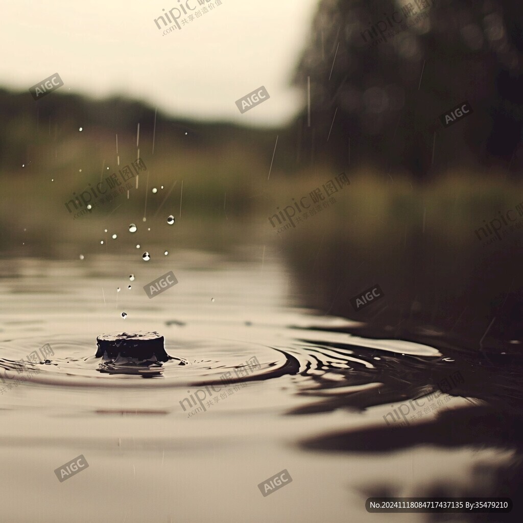 唯美雨景