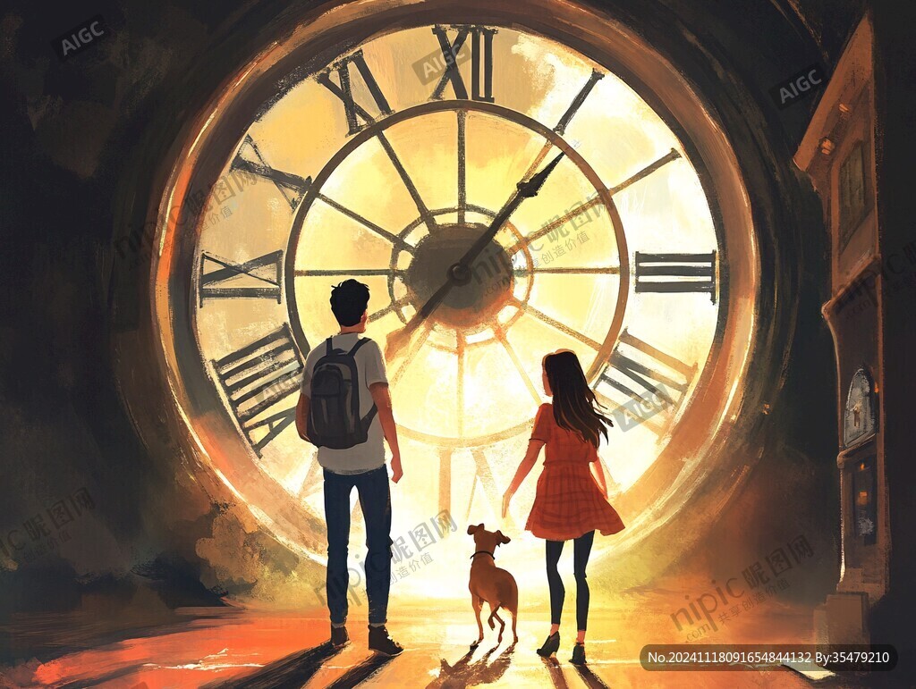 鼠绘青春的记忆插画图