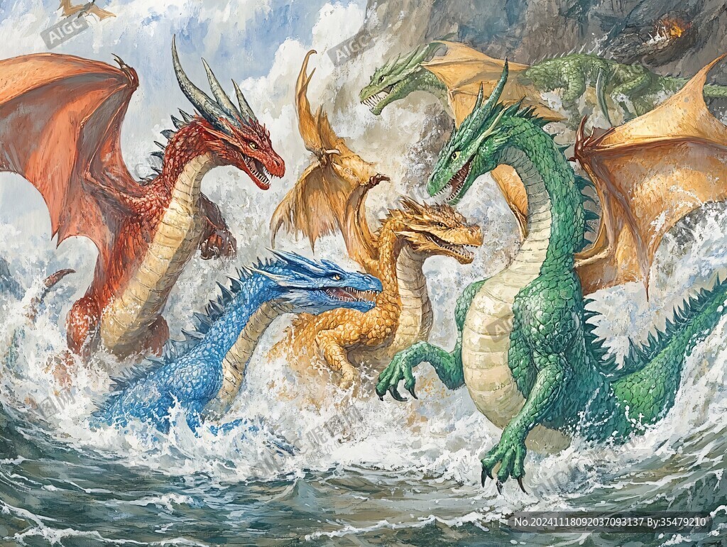河上的龙