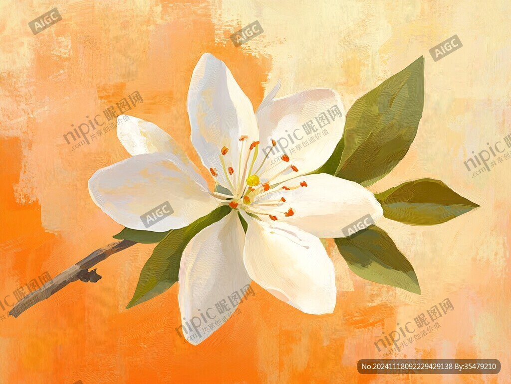 板绘花卉