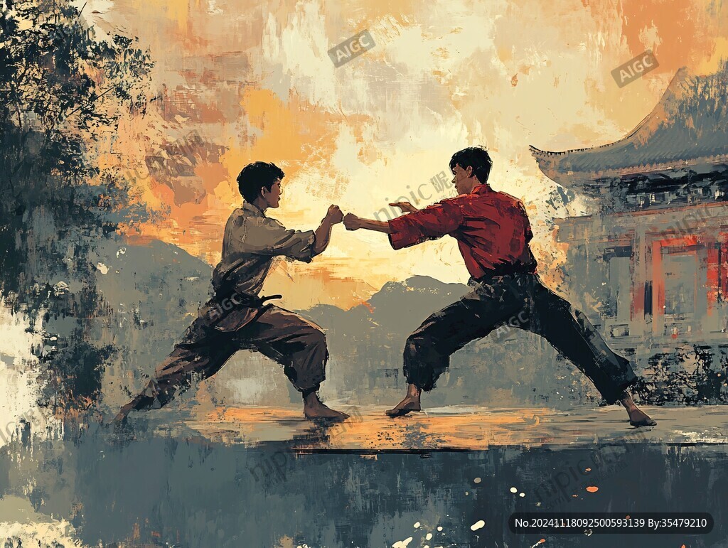 武术插画