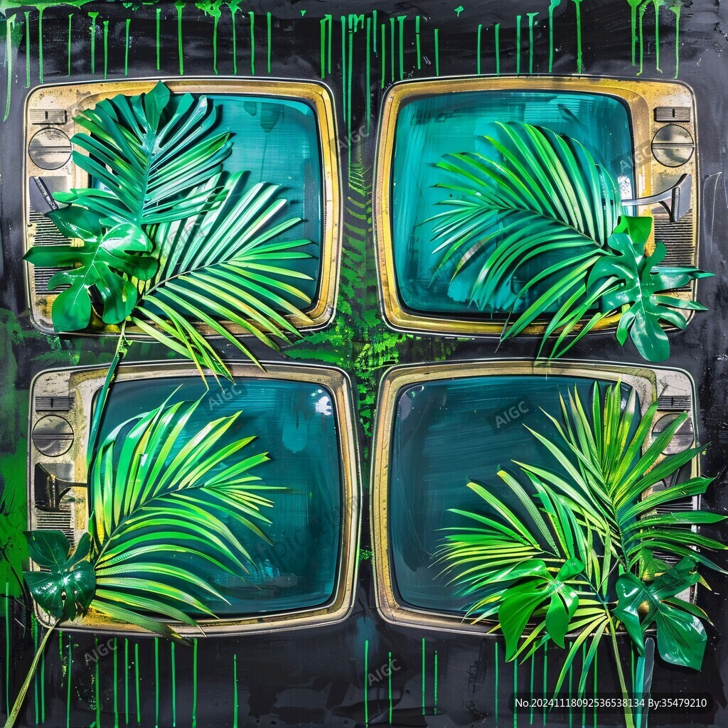 棕榈树浴缸