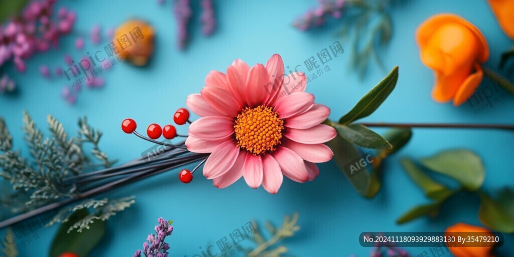 3d立体唯美花卉