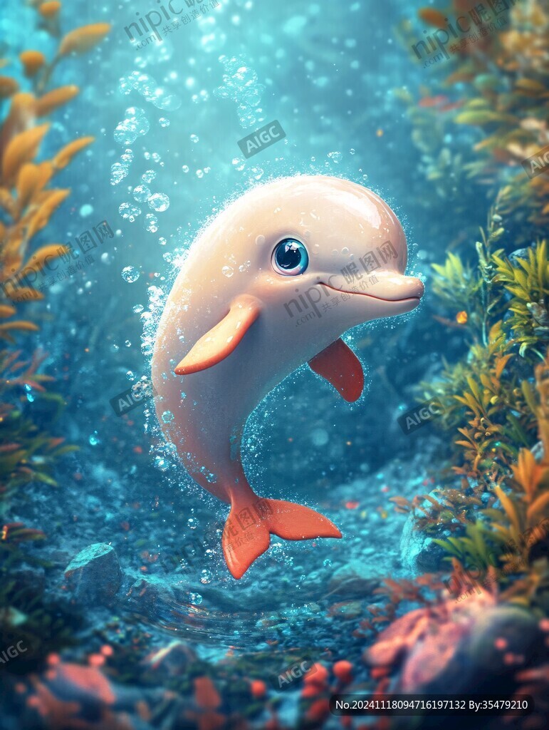 3d海豚