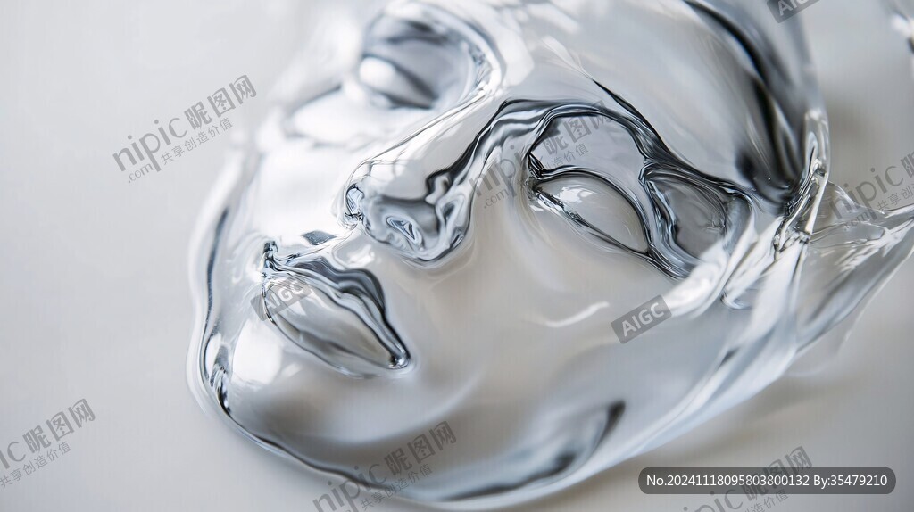 银色水滴雕塑