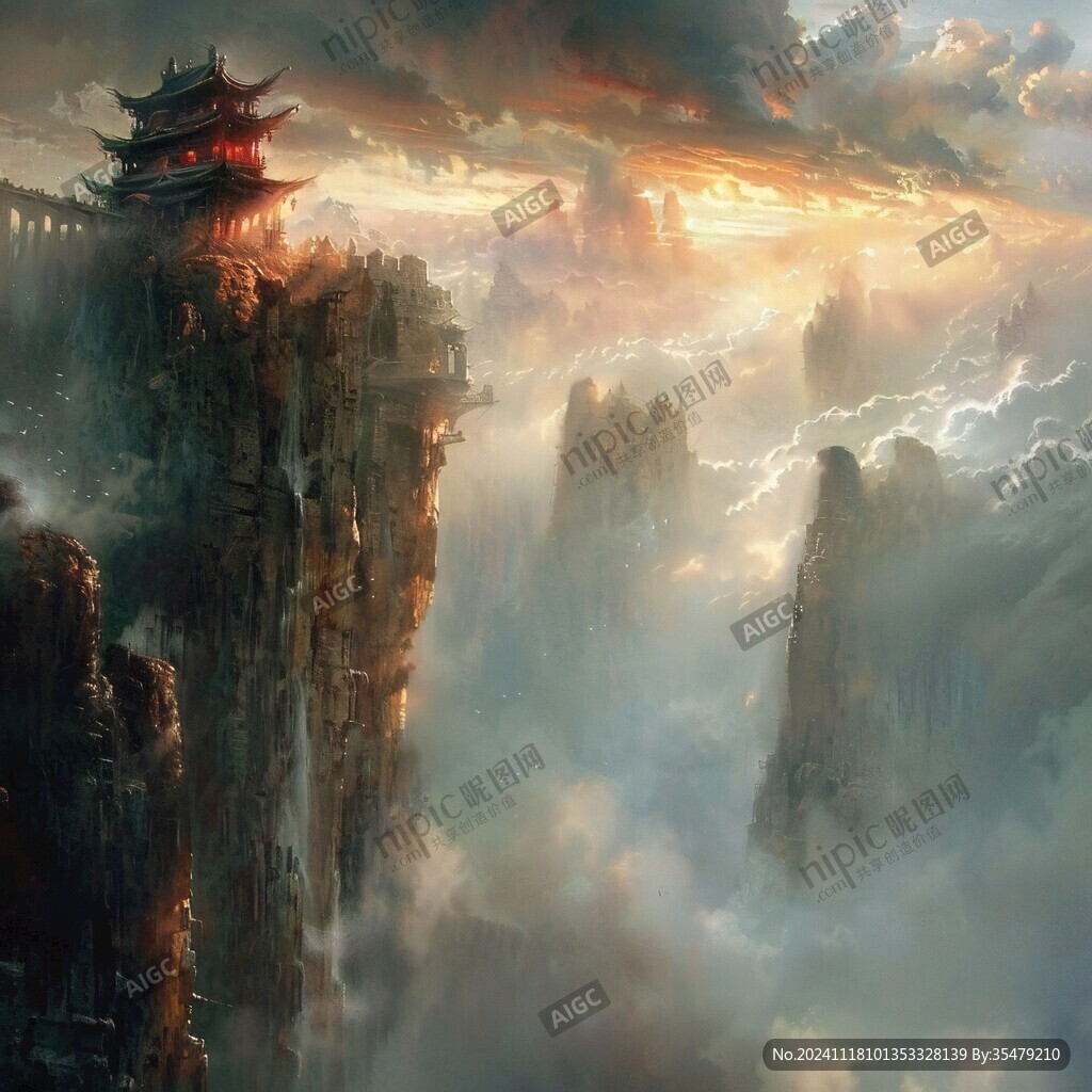古风仙境天上宫阙
