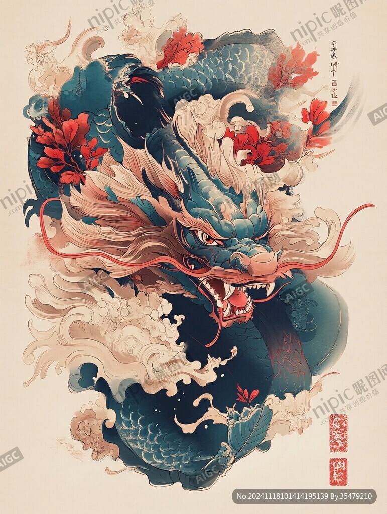 龙年文创插画