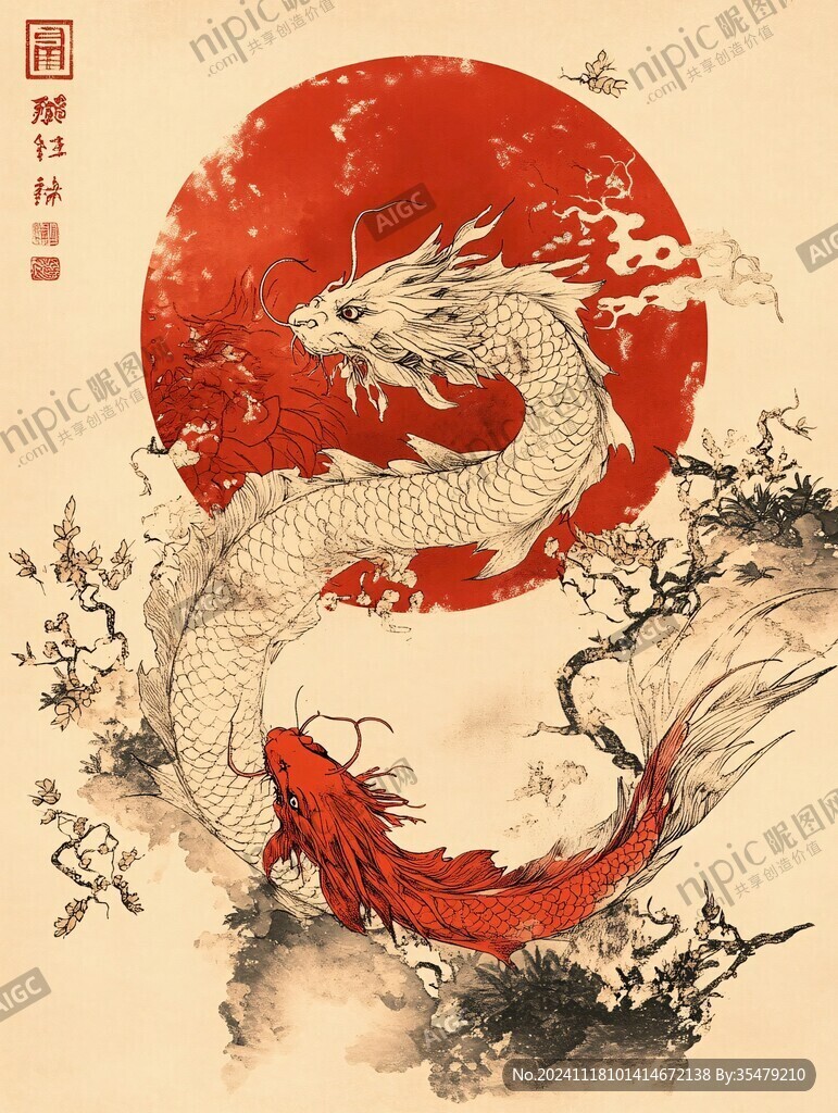 龙年系列插画