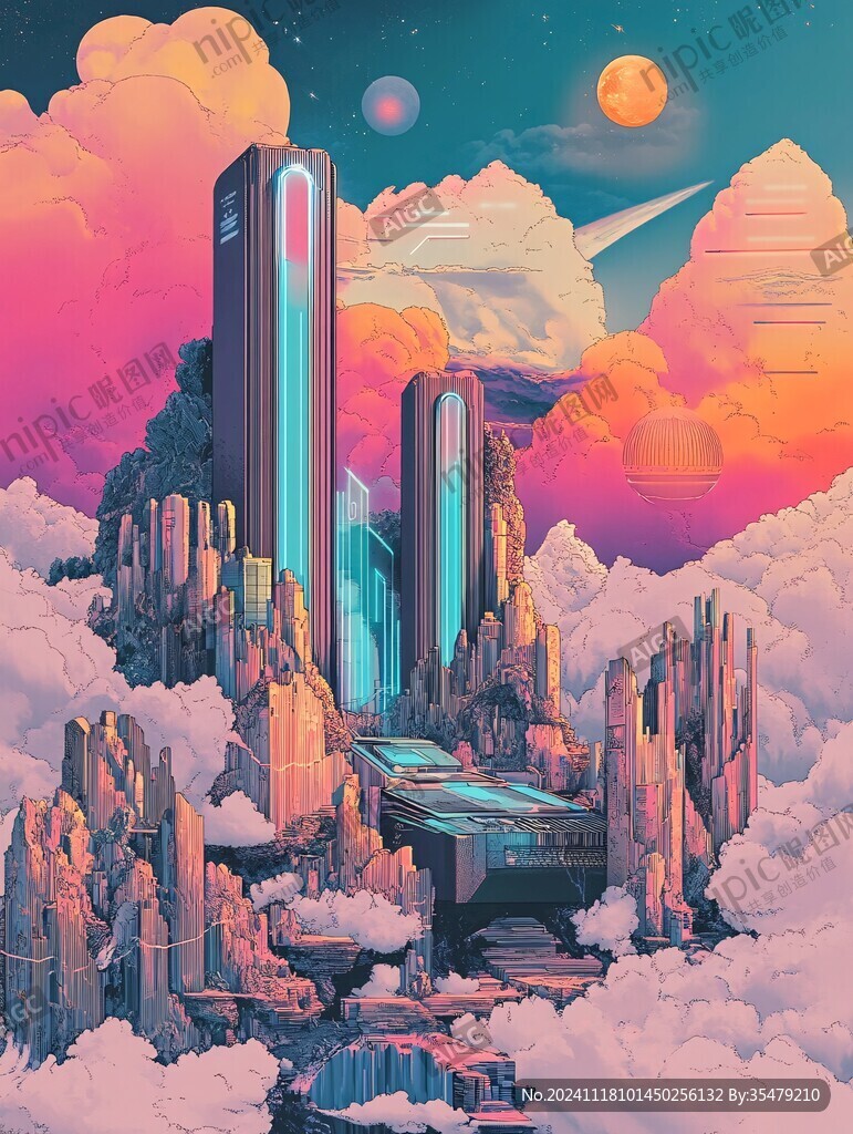 科幻插画风
