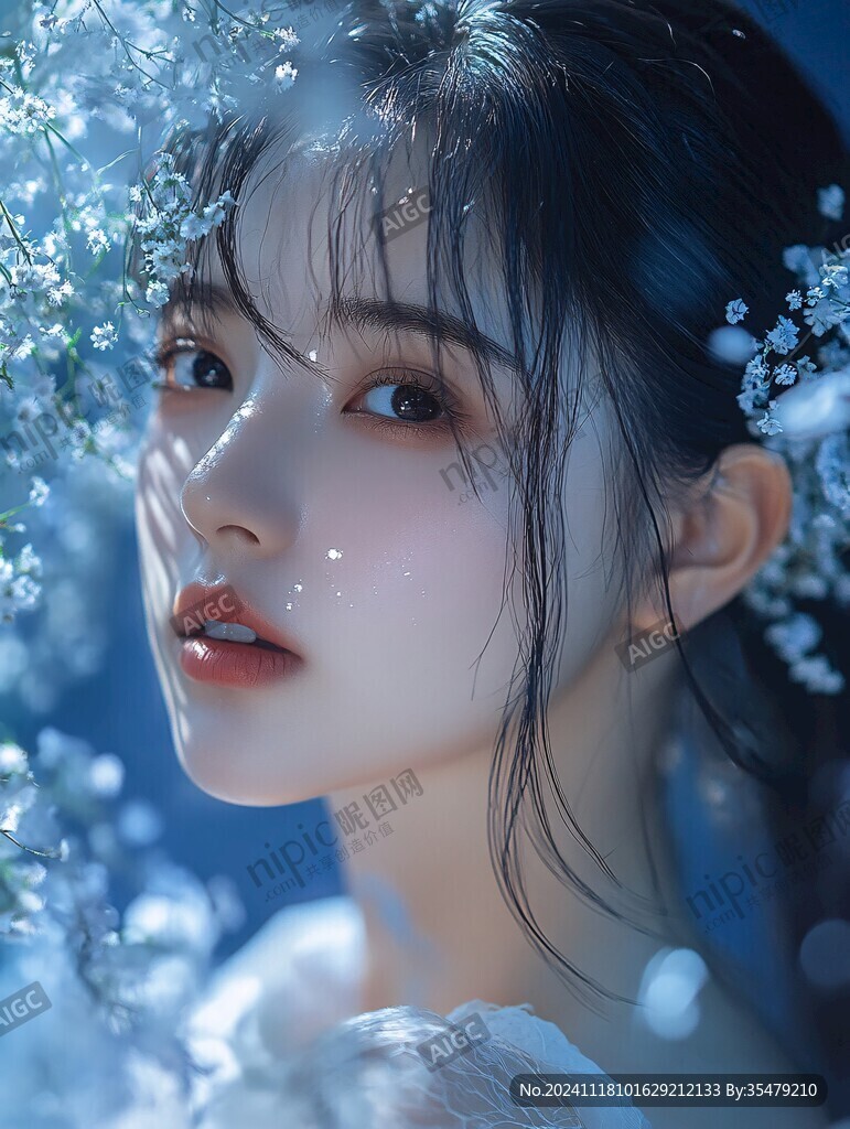 仙气清冷少女壁纸图片