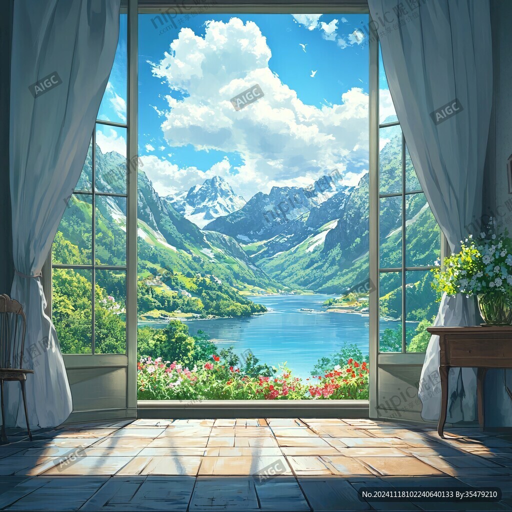 3d窗外美景