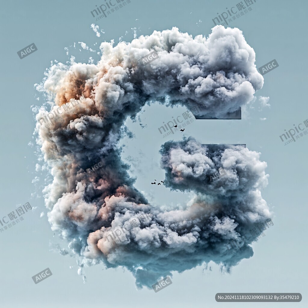 高清云朵数字