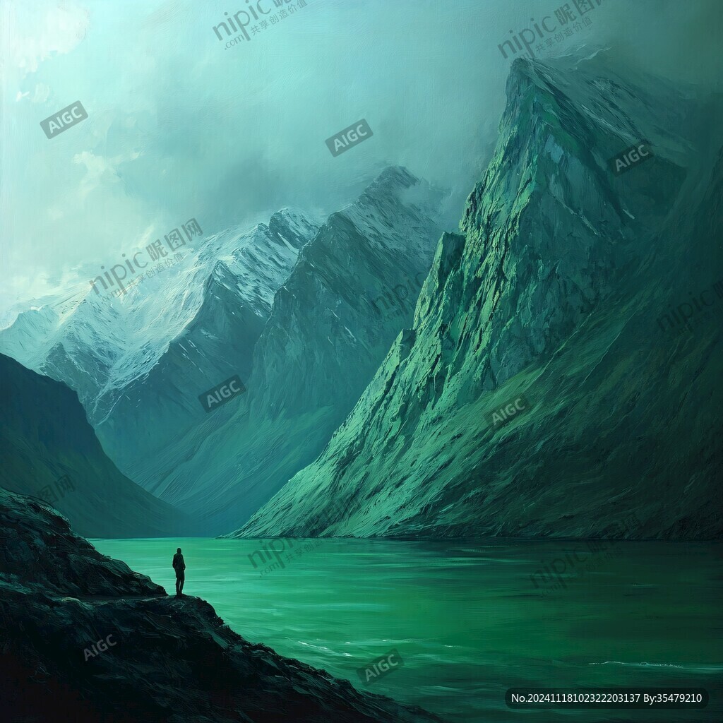 风景厚涂