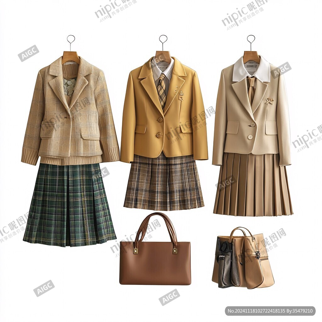 学院风西装