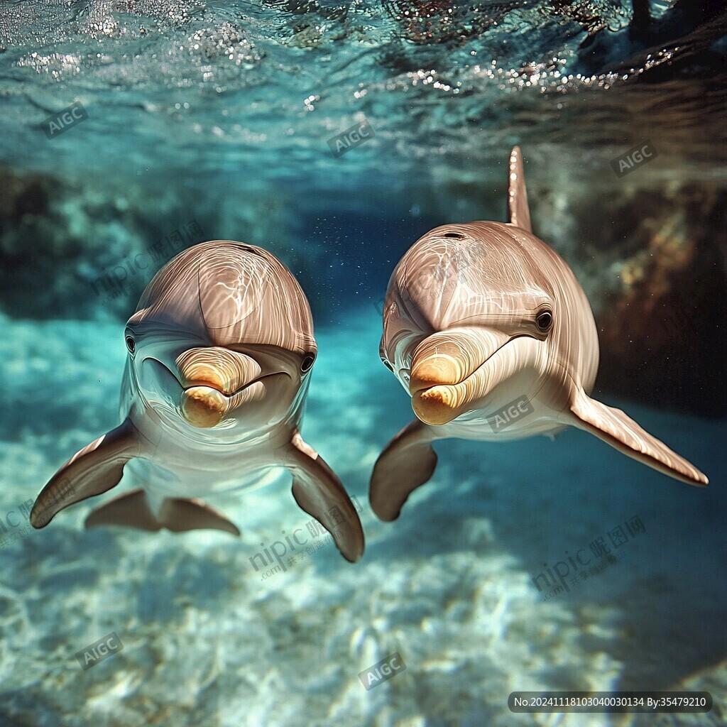 海豚镜头写真