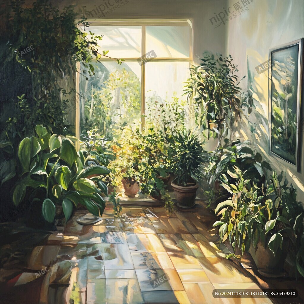 室内场景插画