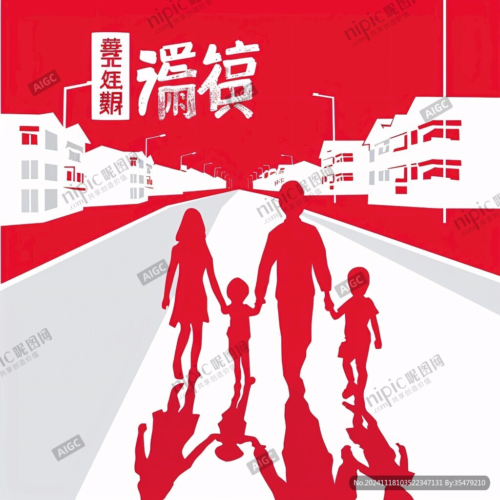 幸福家园剪纸