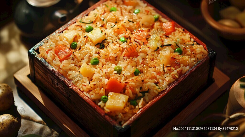 木桶酱油炒饭食品食谱