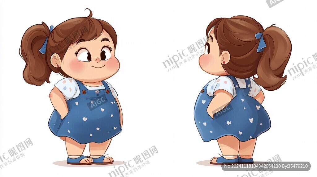 卡通小胖妞