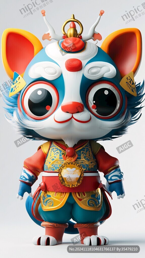 虎年盲盒形象设计