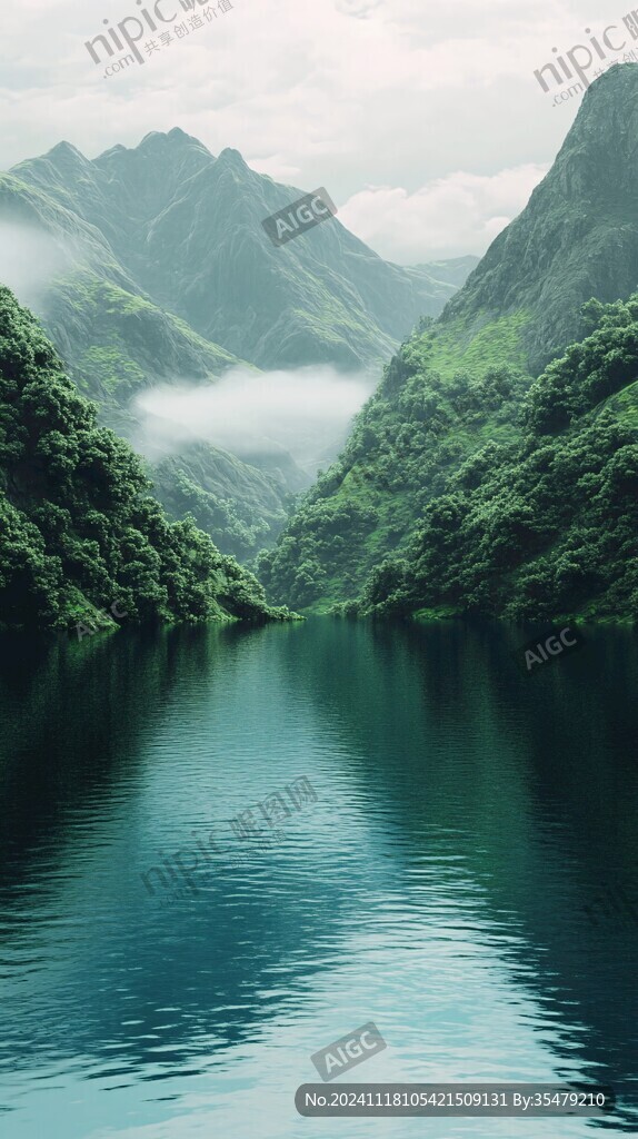 唯美自然山青水秀