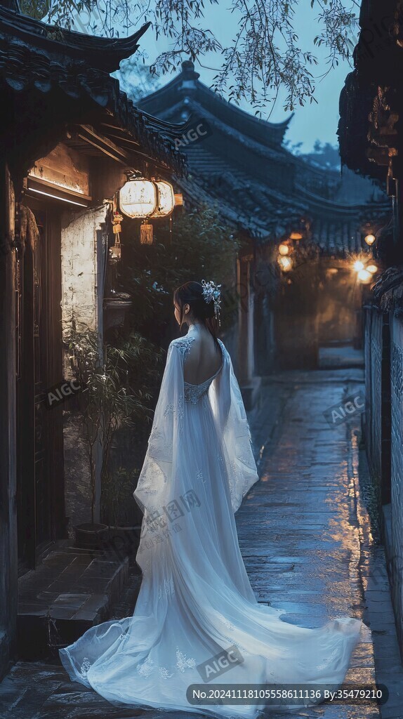 古装背影