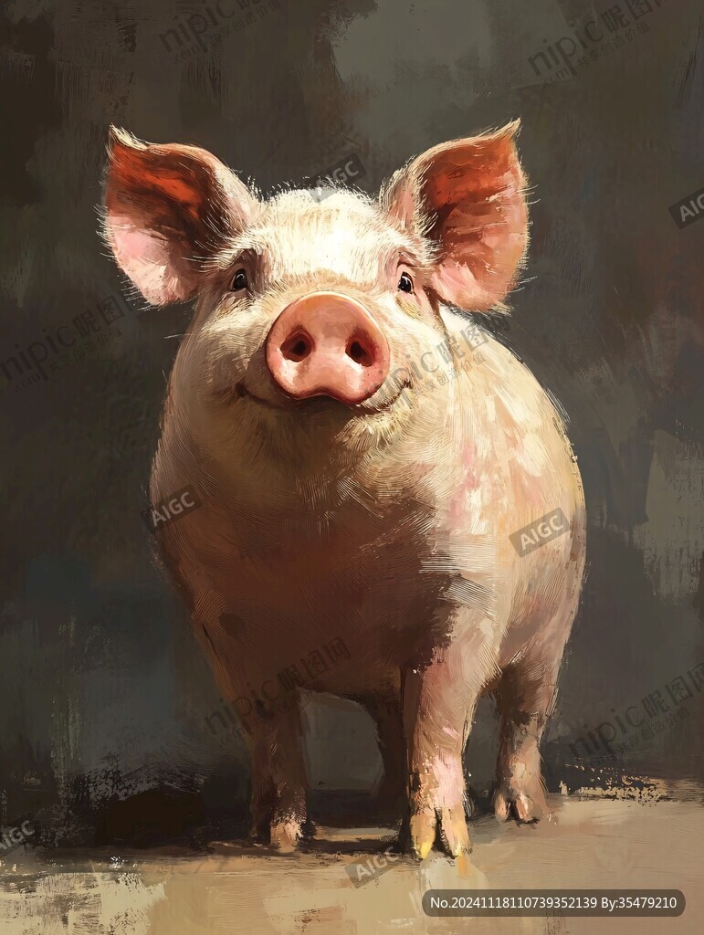动物插画写实