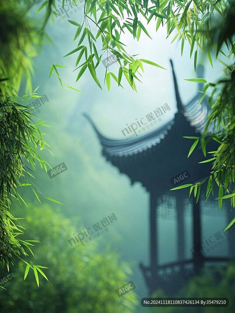 高清唯美翠竹