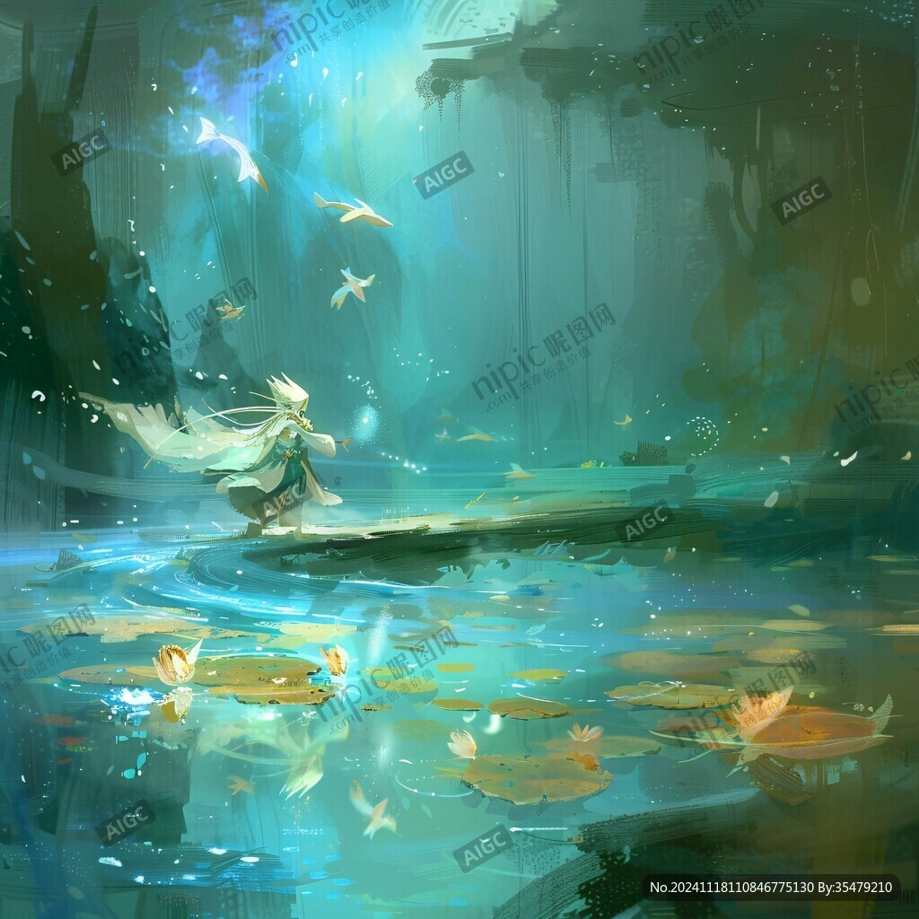 梦幻场景插画