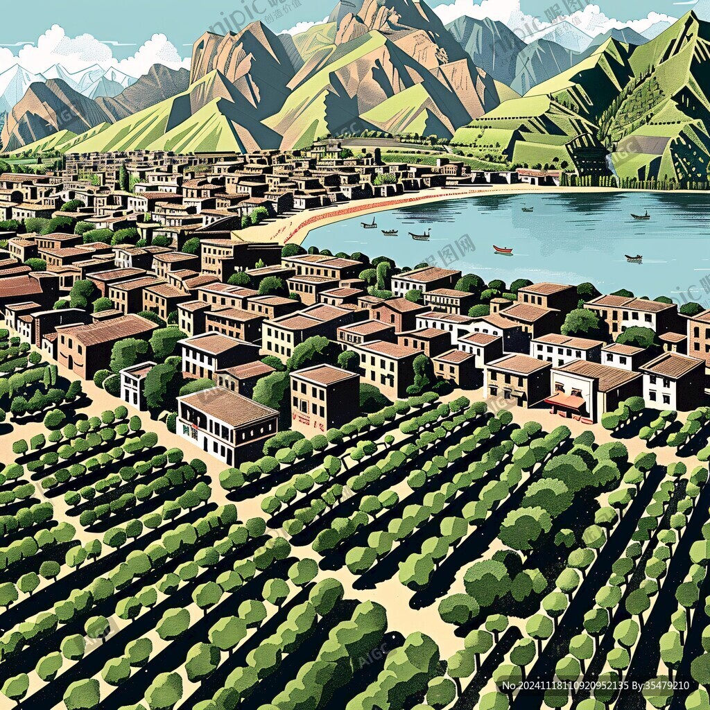 插画桑葚园