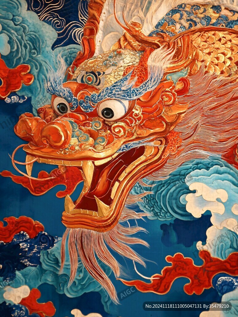 龙年系列包装插画
