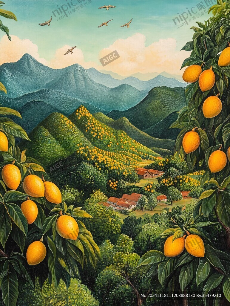 黄桃自采园招贴画