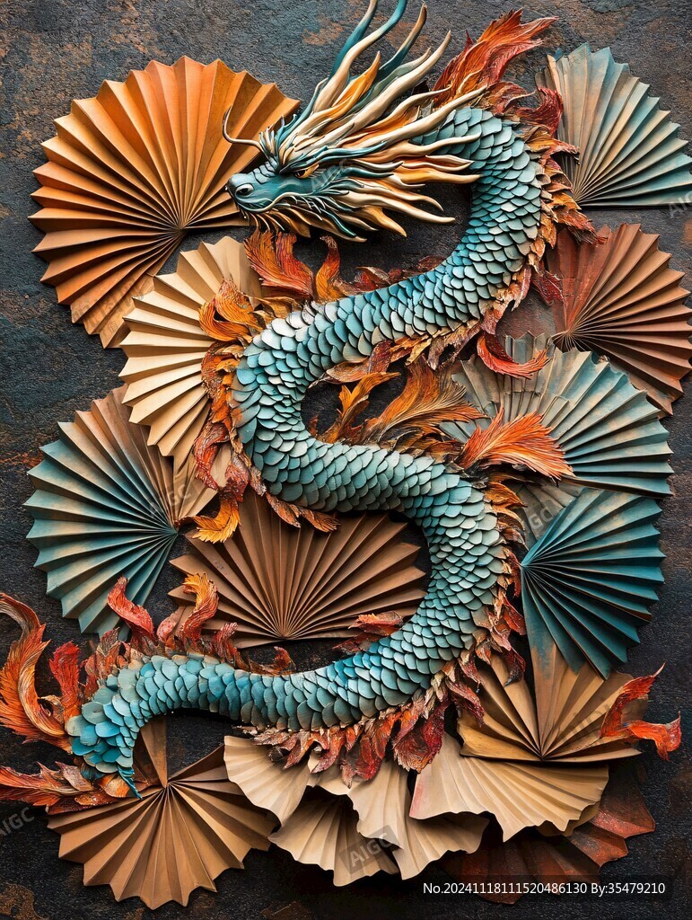 龙立体图案