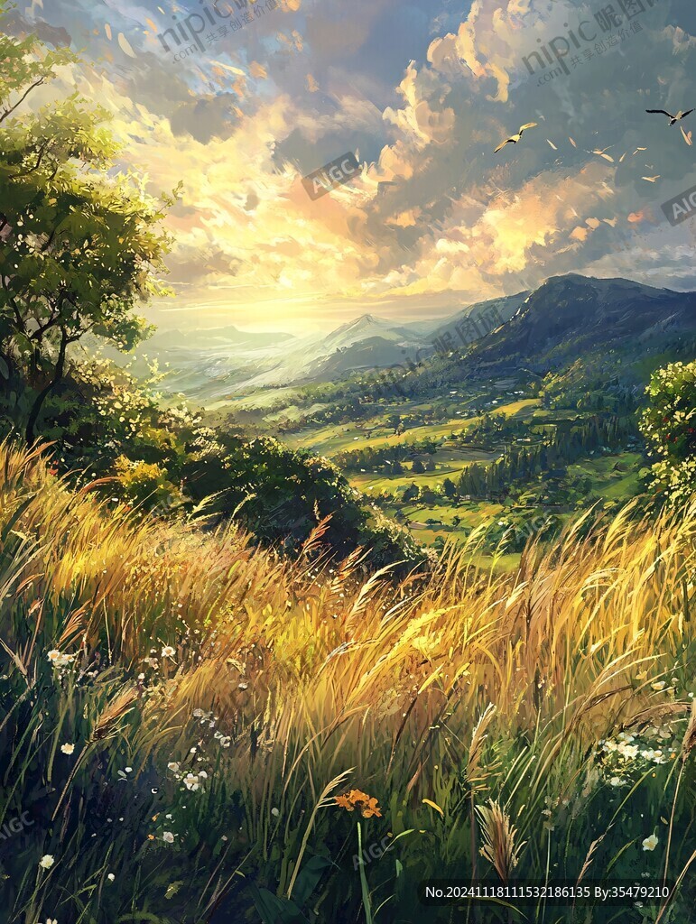 插画唯美风景
