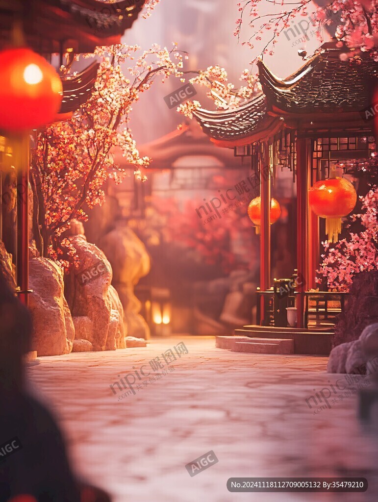 横店插画