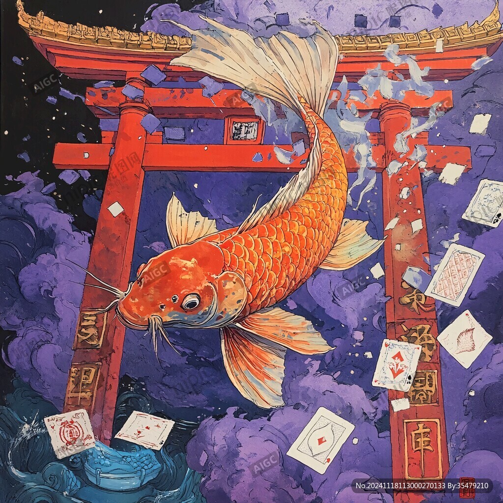 锦鲤转运图