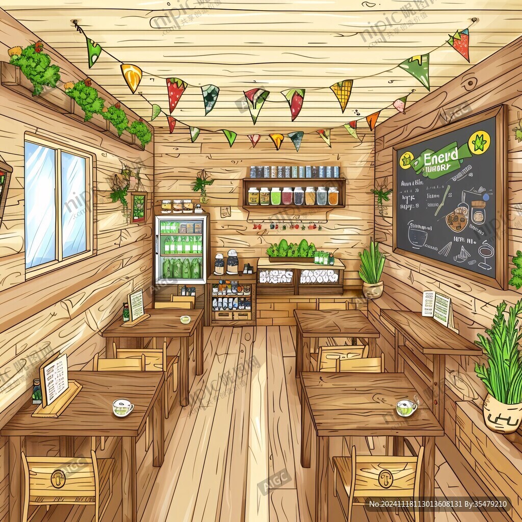 木质食品店