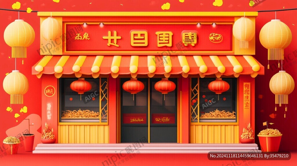 元宵门头设计
