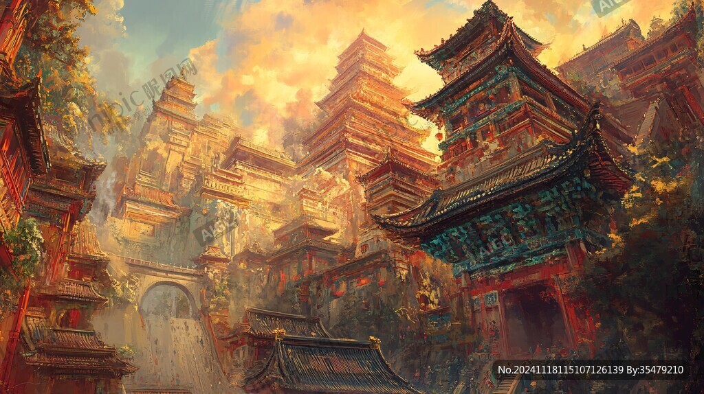 古风仙境天上宫阙