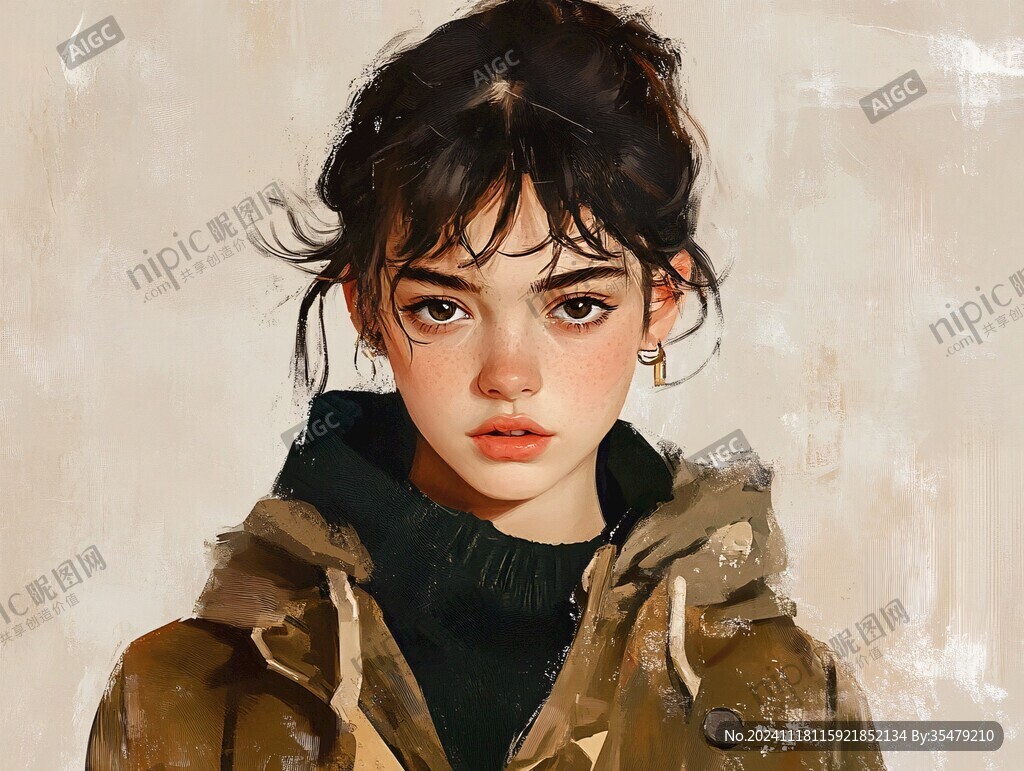 板绘人像