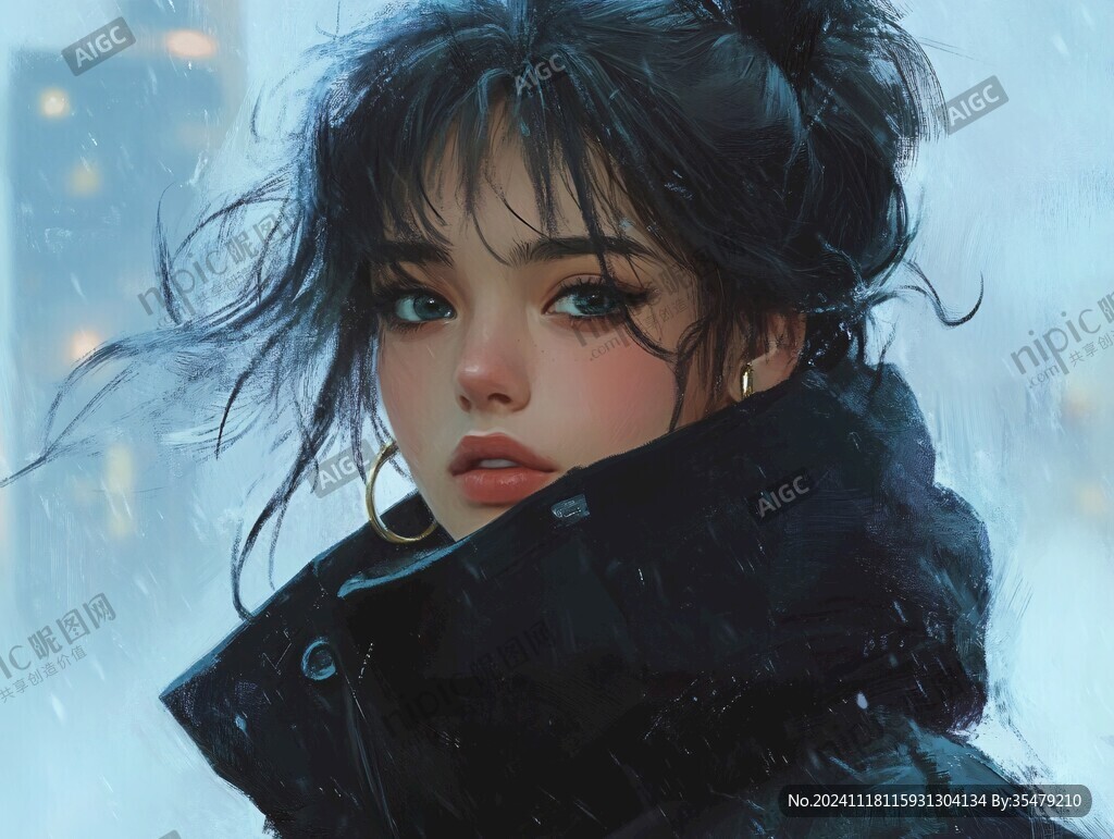 厚涂少女