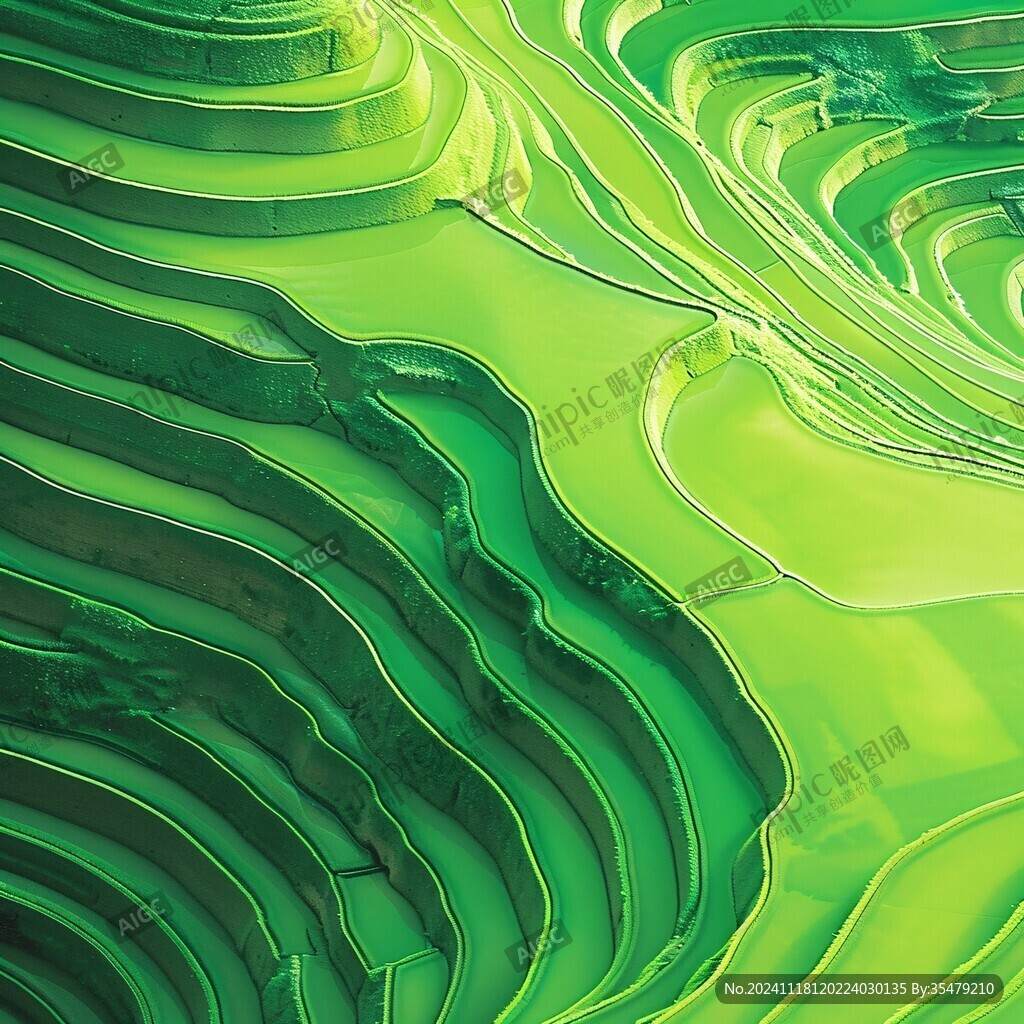 绿色炫酷3d背景