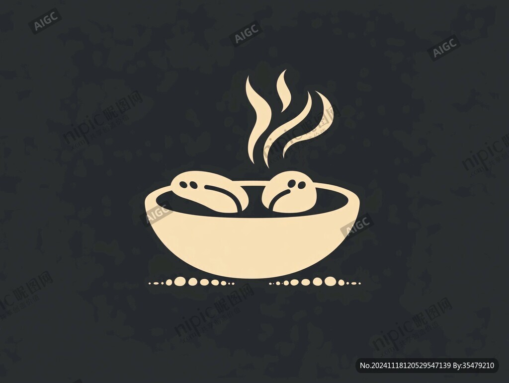 碗豆面插画
