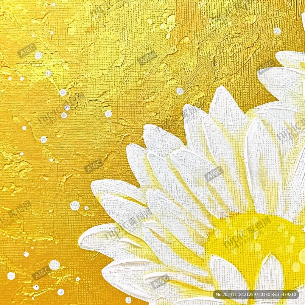 太阳花壁画贴图