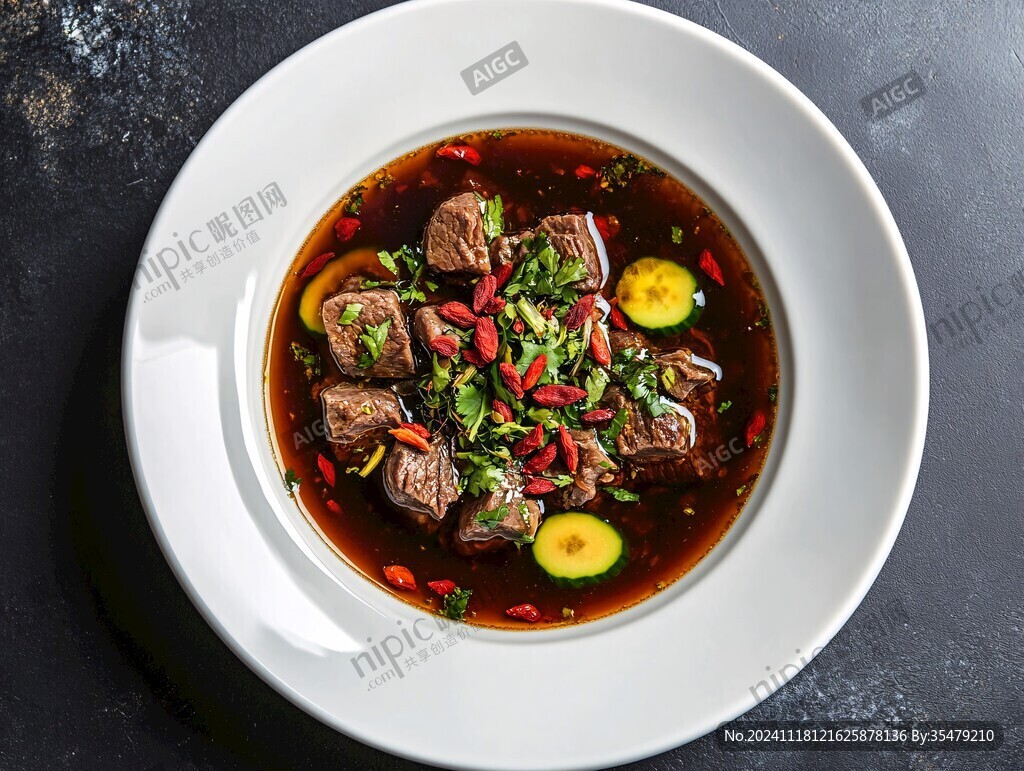 捞汁鹿肉