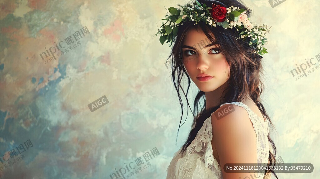 花环少女