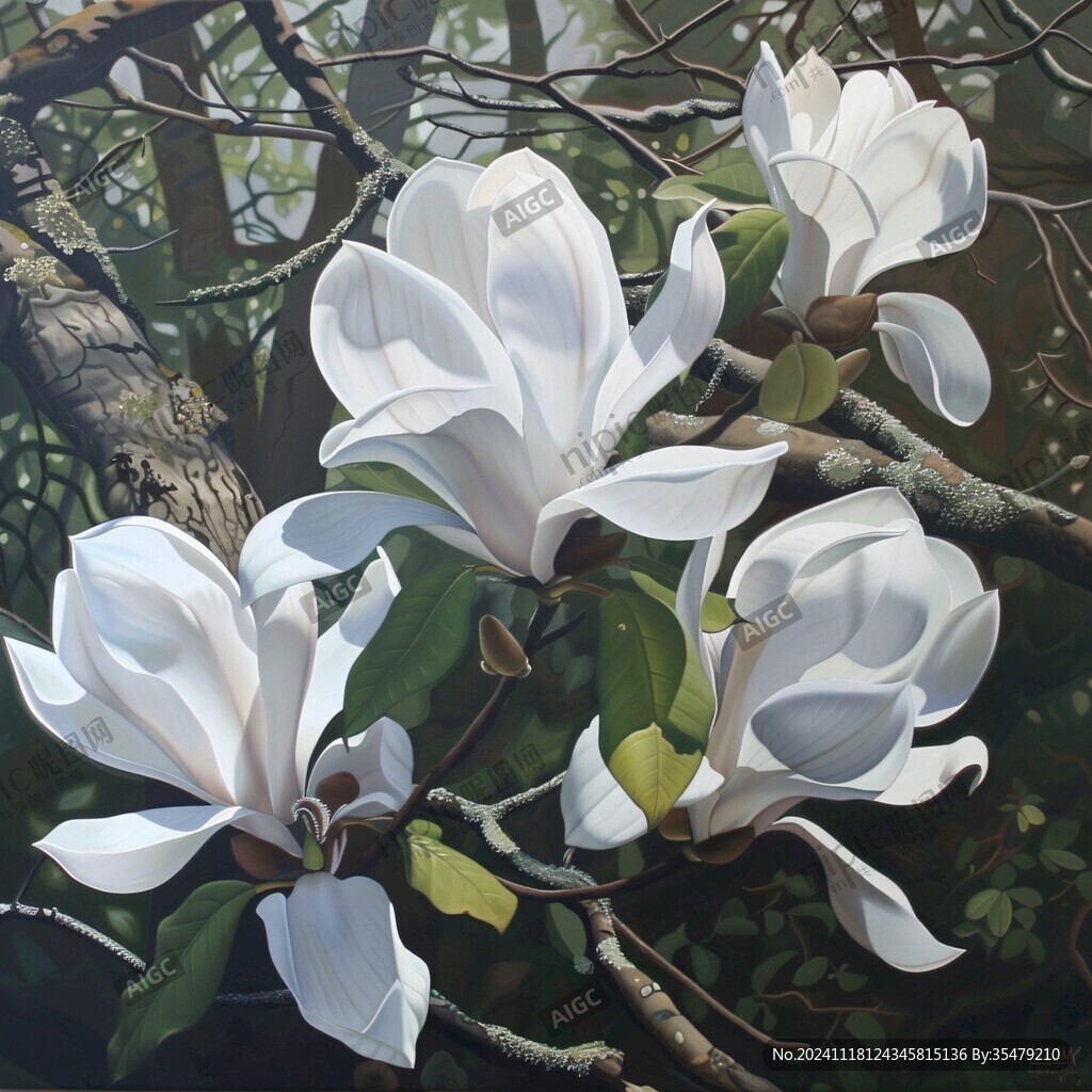 3d立体花卉油画