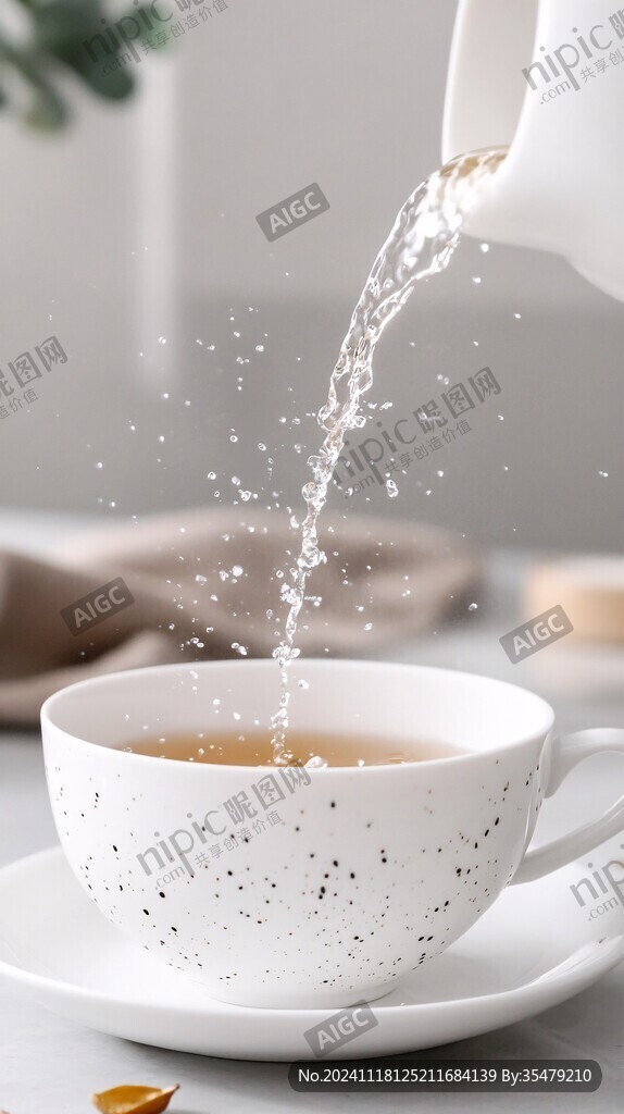 红茶倒茶水