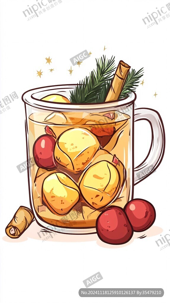 卤鹌鹑蛋插画