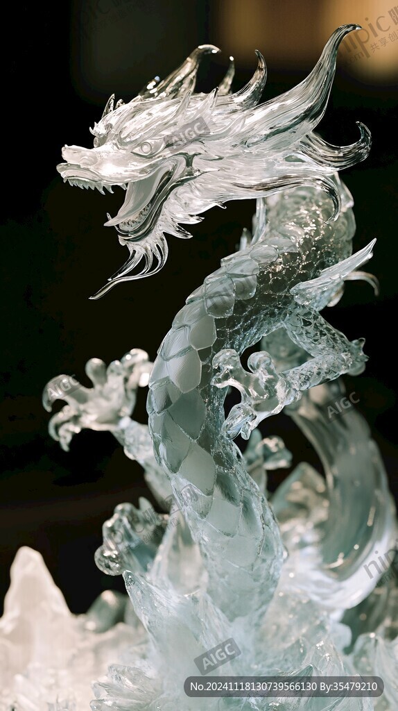 水晶工艺龙